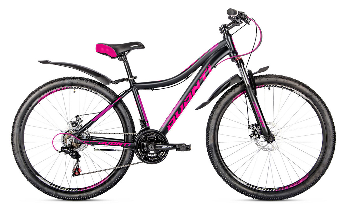 Фотография Велосипед Avanti CALYPSO 26" 2021, размер S, черно-розовый